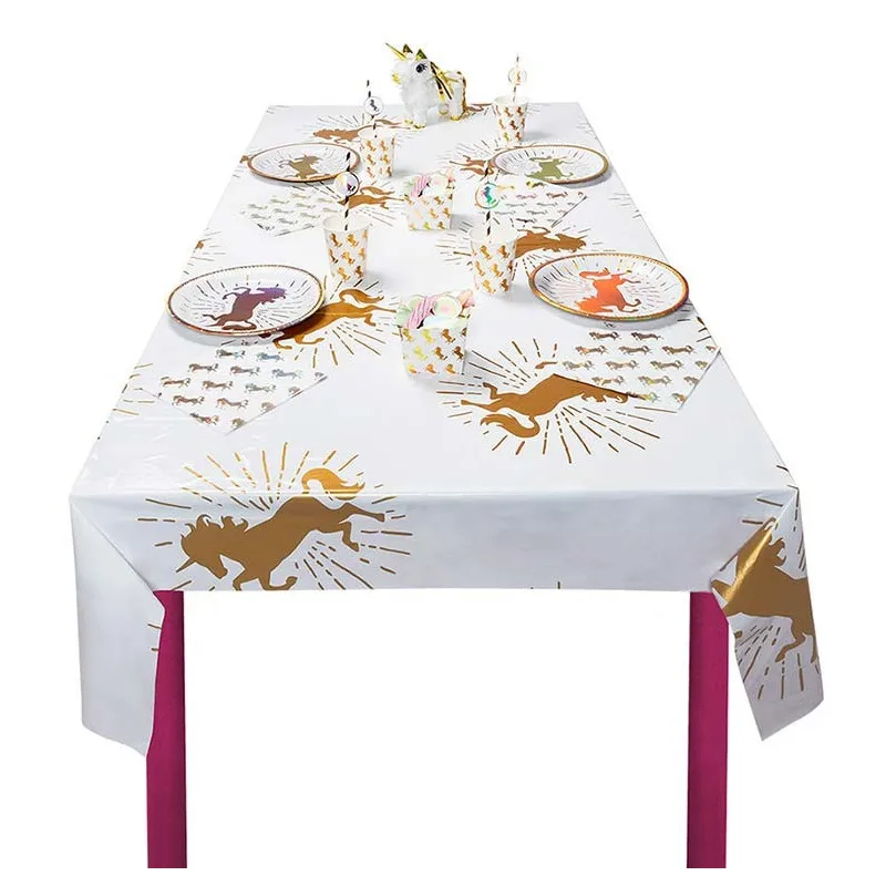 Nappe Licorne 130x180cm