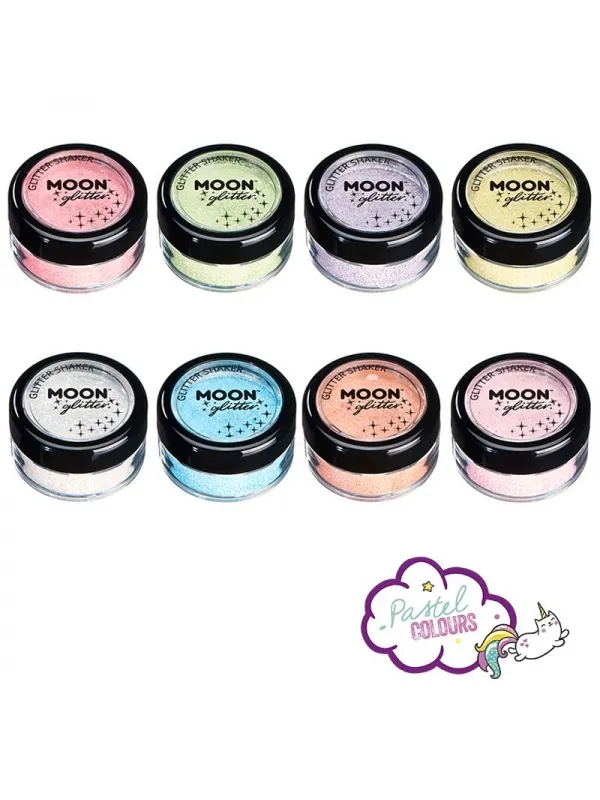 Paillettes Pastel Orange Pêche – Cosmic Moon