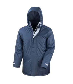 Parka adulte bleu marine Result Core