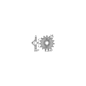Pignon PBR acier standard 266 - 520
