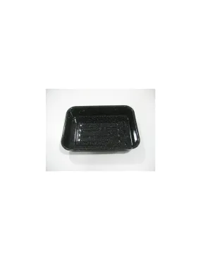 Plat four rectangulaire émail noir 40cm - Kitchen Roc - BEKA