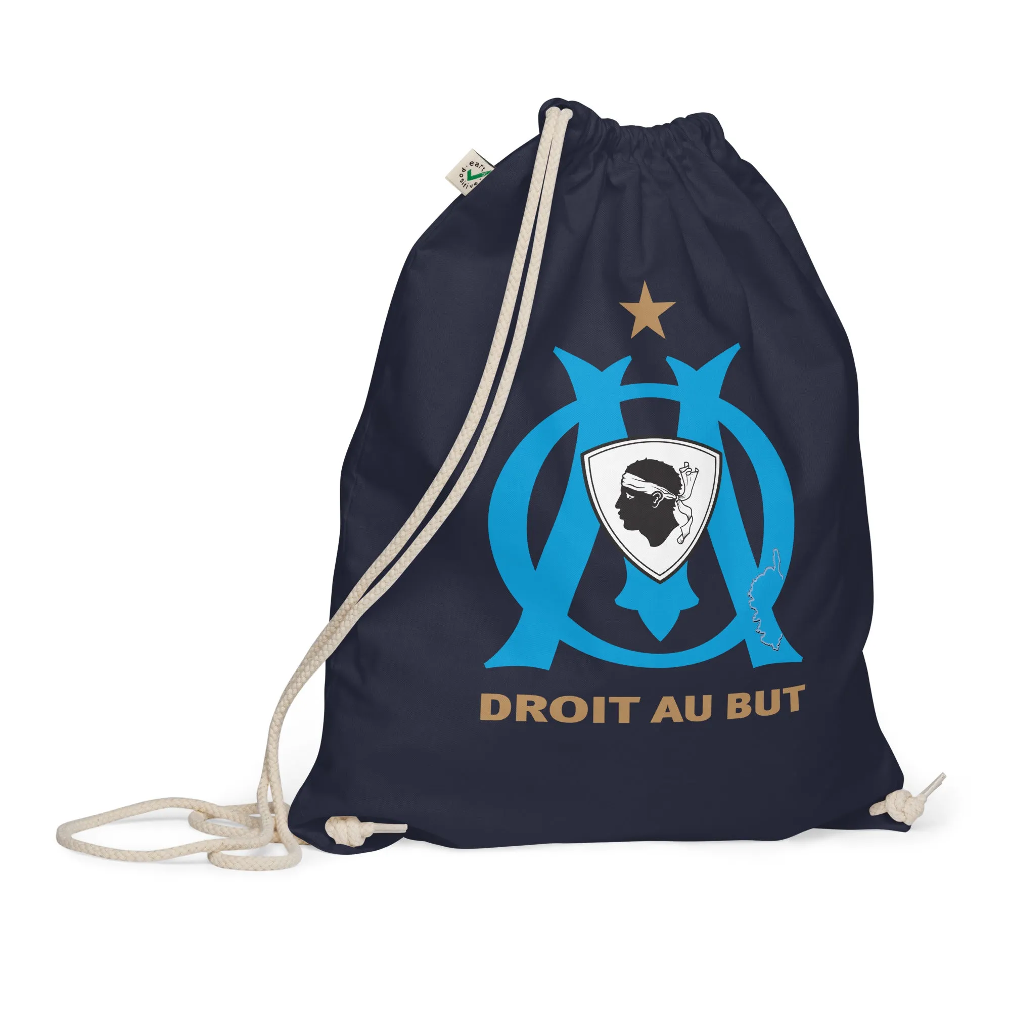 Sac à cordon en coton biologique Droit au But