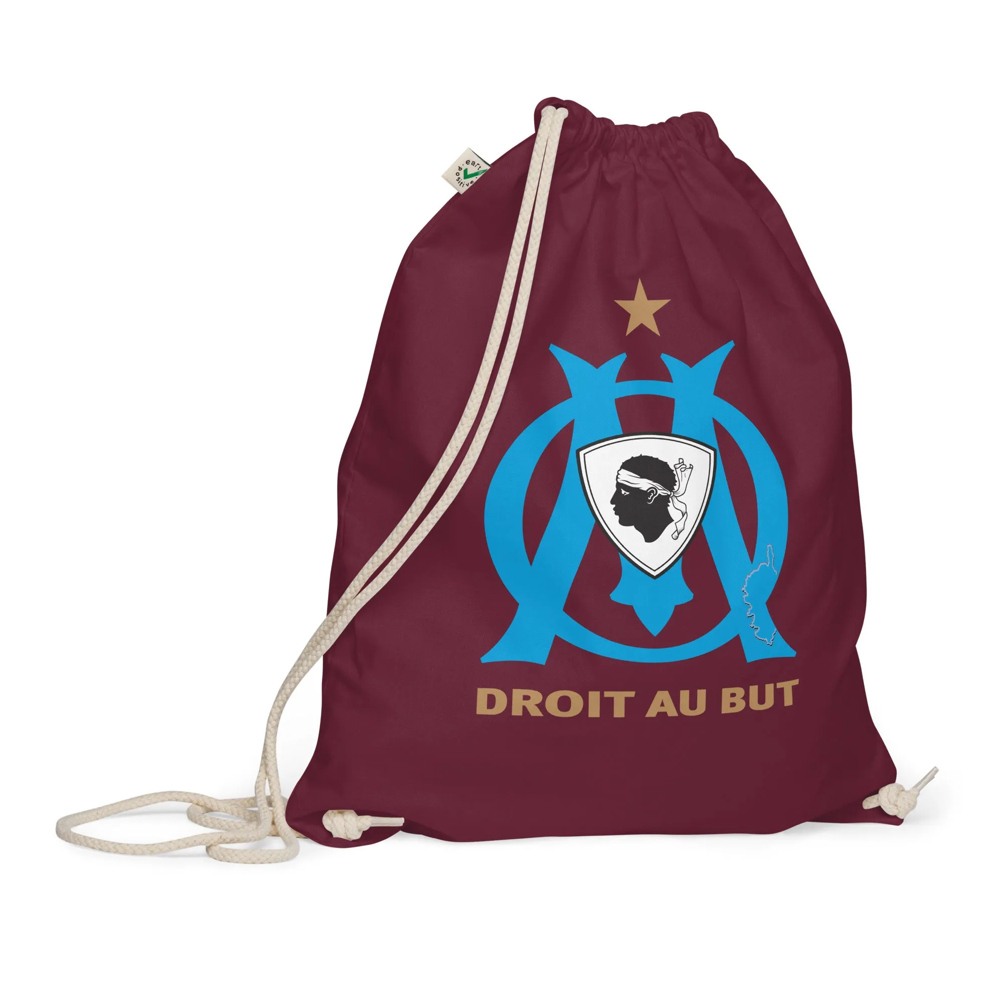 Sac à cordon en coton biologique Droit au But