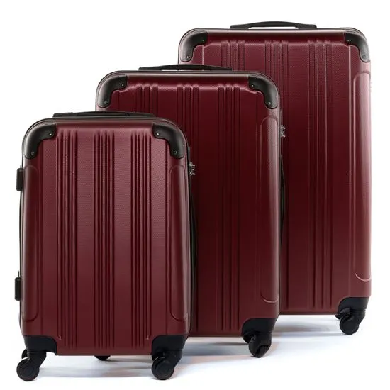 Set de valise rigide sky-blue QUÉBEC ensemble de bagage à 4 roues