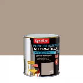 SYNTILOR Peinture multimatériau extérieur SYNTILOR taupe satiné 0.5 l