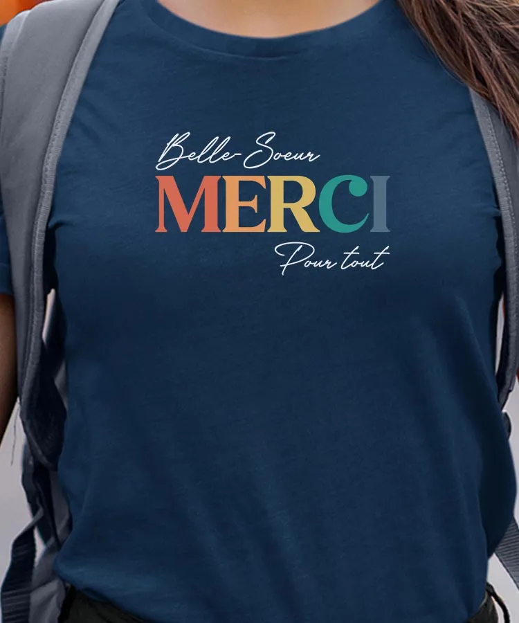T-Shirt Belle-Soeur merci pour tout Pour femme