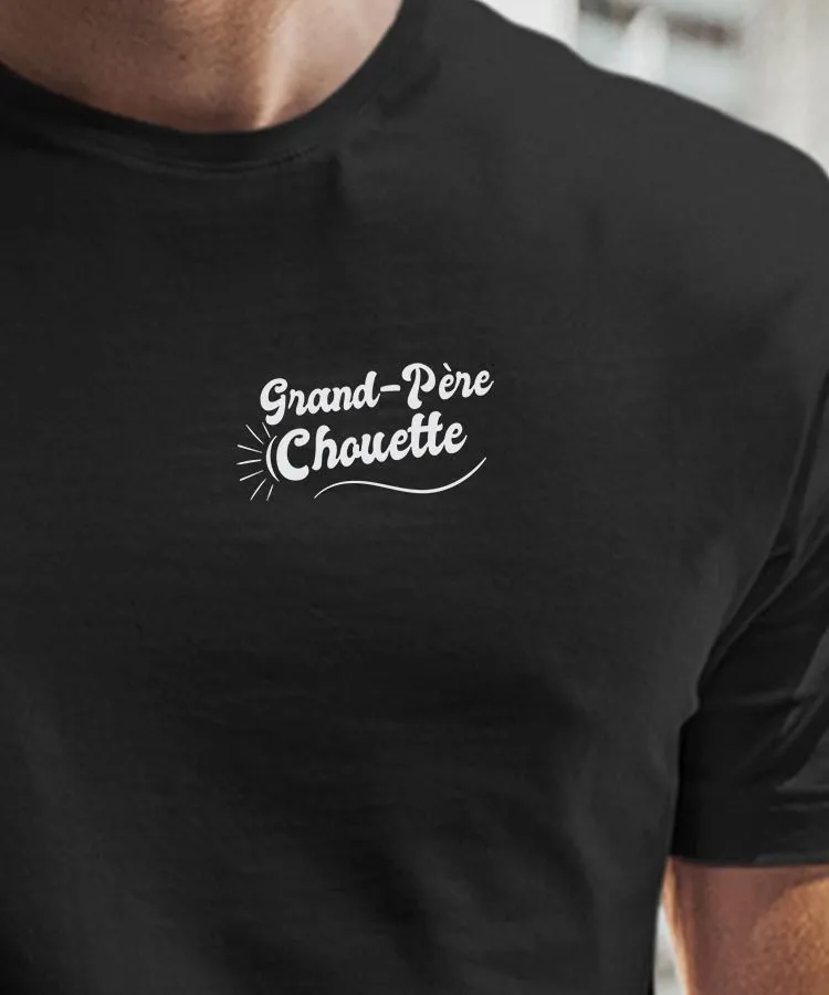 T-Shirt Grand-Père Chouette face Pour homme