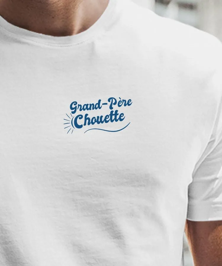 T-Shirt Grand-Père Chouette face Pour homme