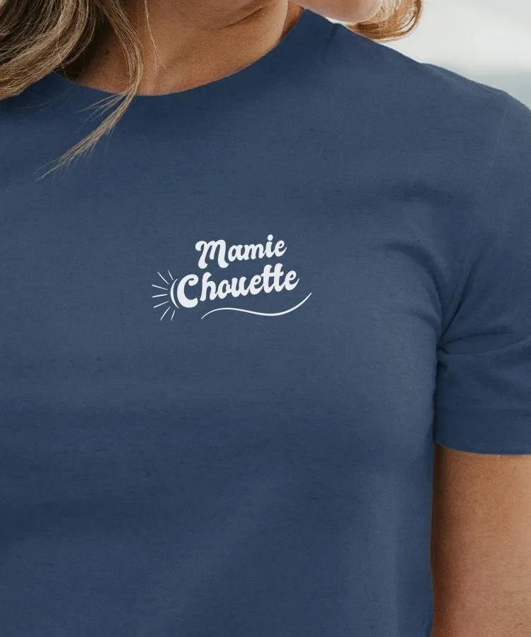T-Shirt Mamie Chouette face Pour femme