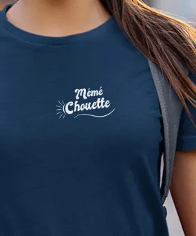 T-Shirt Mémé Chouette face Pour femme