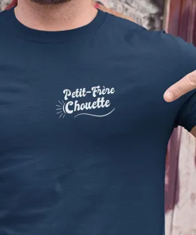 T-Shirt Petit-Frère Chouette face Pour homme