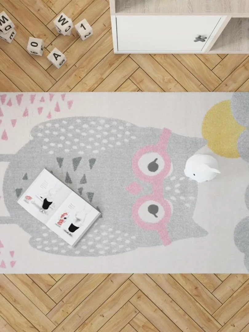 Tapis Enfant Chouette Pepa par Nattiot - Nattiot - Multicolore