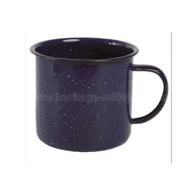 Tasse en émail bleu Grande