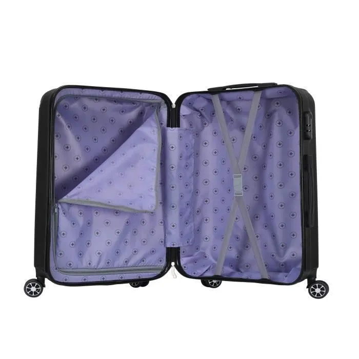 Valise Cabine trolley taille 55cm - Trolley ADC "Ray" Rigide 4 roues Abs