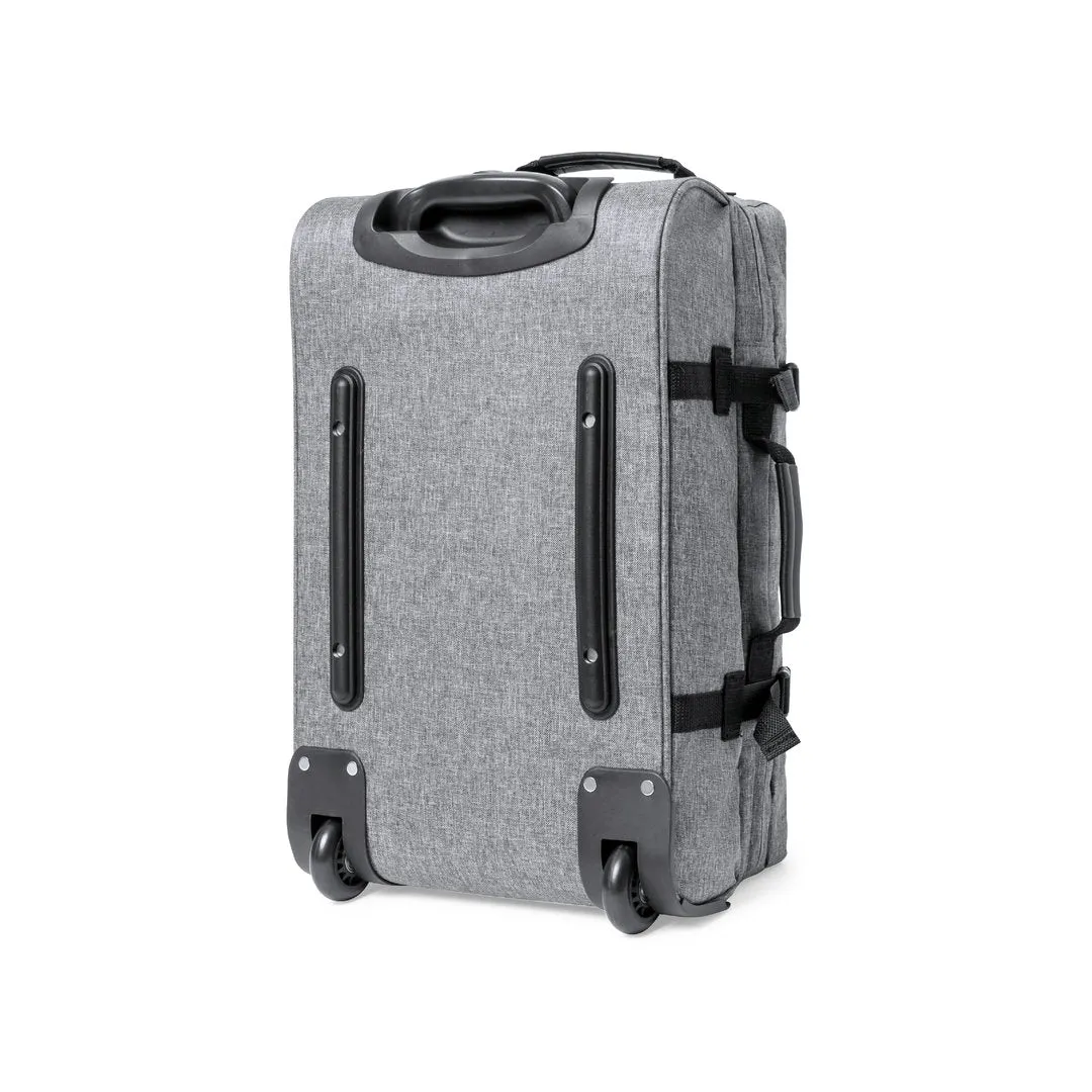 Valise en polyester rpet 300d résistante avec fermeture sécurité tsa YACMAN