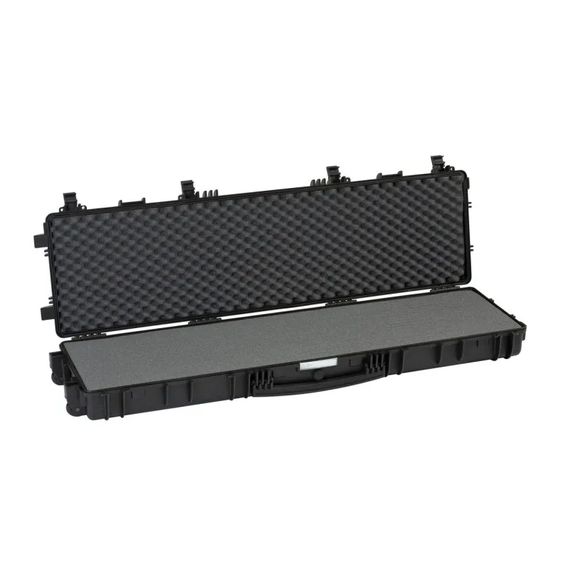 Valise EXPLORER 13513 noire avec mousse et roulettes