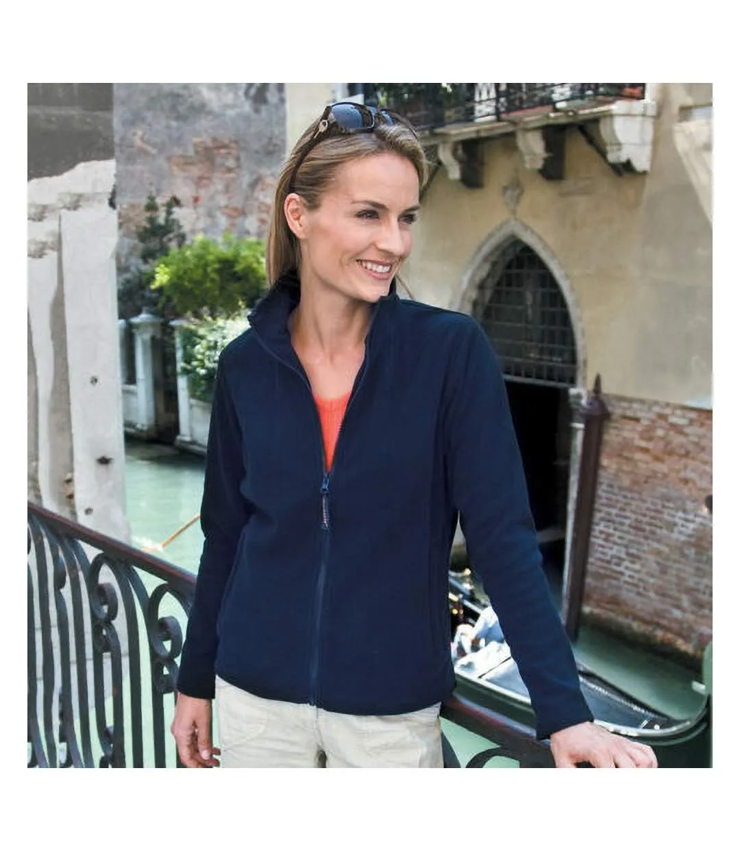 Veste polaire la femme femme bleu marine Result