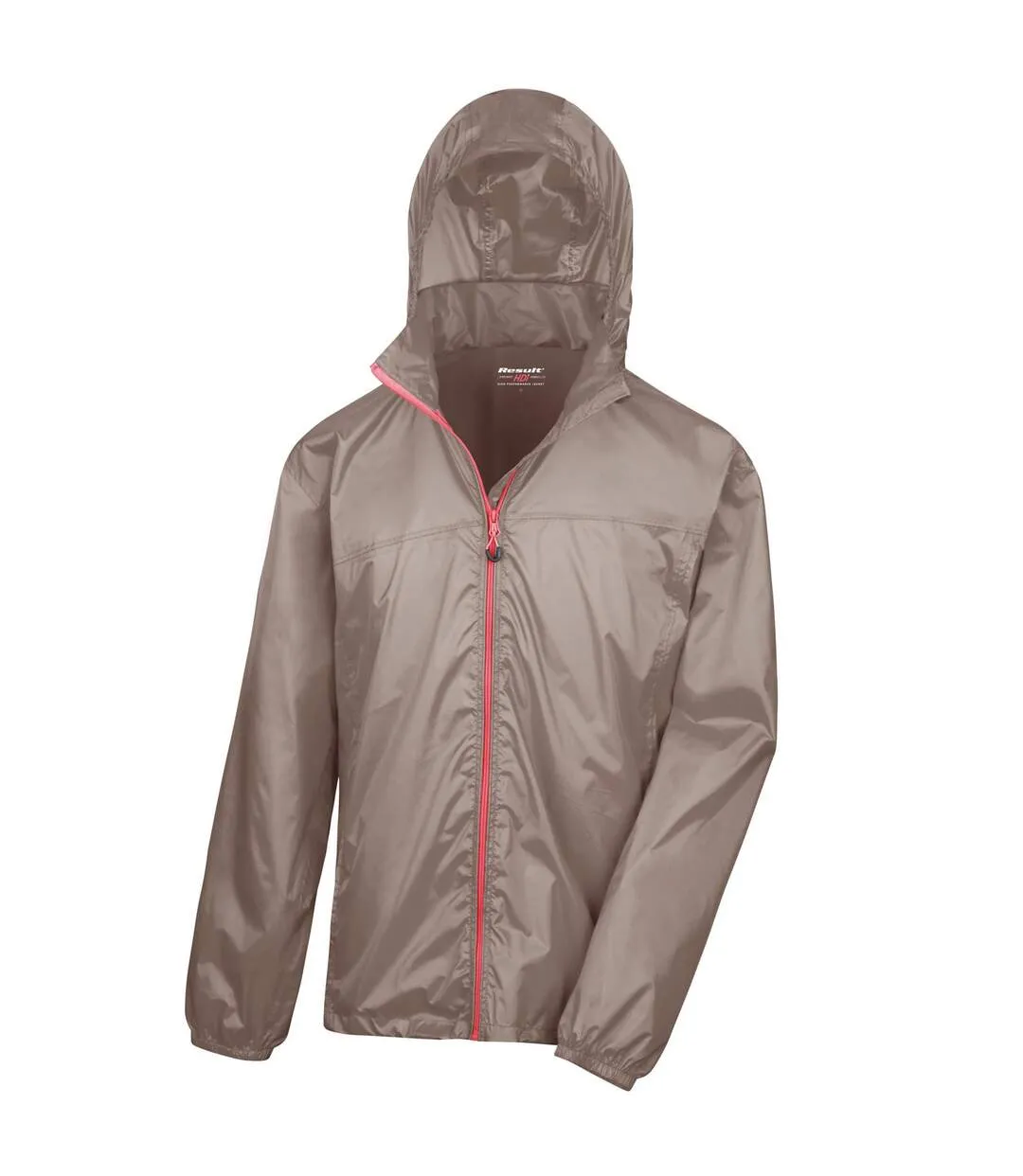 Veste stowable adulte taupe / rose Result Urban
